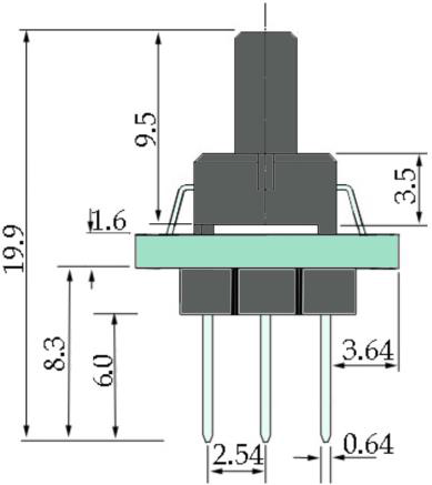 XGZP6847A Electronic Pressure Sensor Module 1000kPa DIP Encapsulation