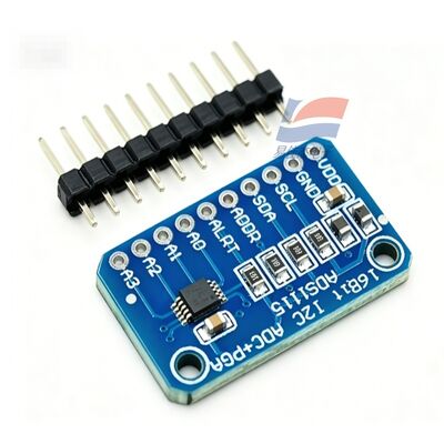 YJJ ADS1115 16-Bit High-Precision Analog-to-Digital Converter ADC Development Board Module 4 Channels