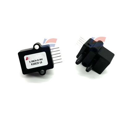 5 INCH-D-MV Board Mount Pressure Sensors Dual Radial Barbed SIP-6 Screw Mounting