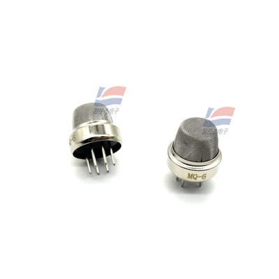 MQ-6 Combustible Gas Sensor for Home Gas Leak Alarm Adjustable Load Resistance and Heating Resistance