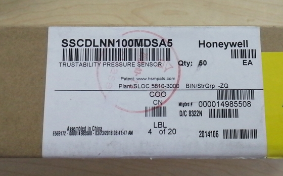 YJJ SSCDLNN100MDSA5 Fume Detector Temperature Pressure And Flow 10Kpa Pressure Sensor