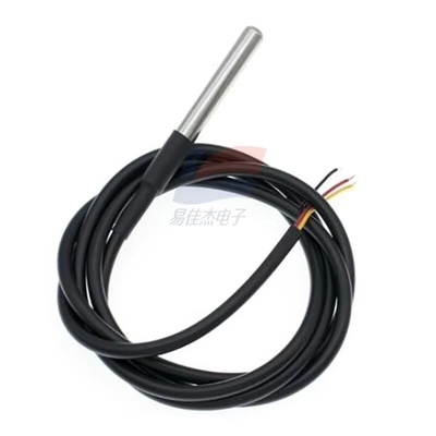 YJJ DS18B20 Digital Temperature Sensor Probe For Water Temperature Detection With Stainless Steel Waterproof Housing