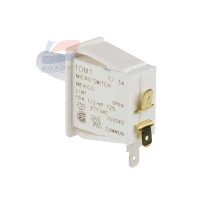 YJJ 1DM1 Microswitch Basic/Fast-acting Switch 10A 277VAC Piston Single-Pole Double-Throw