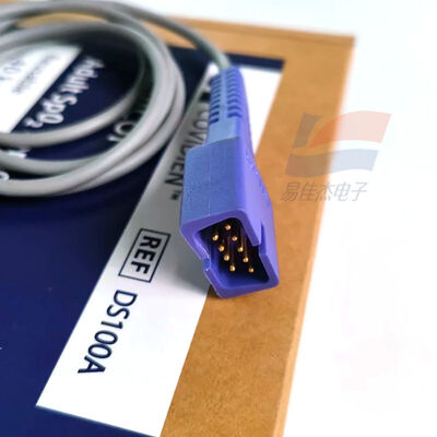 DS100A Fingertip SpO2 Sensor Reusable For Adults 9-pin DB9