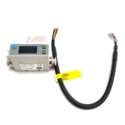 YJJ AFM0711H00 Thermal MEMS Gas Mass Flow Meter 0-100L/min RS485 1-5V NPN Alarm LCD Display